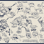Teenage Mutant Ninja Turtles Character Concepts (Set of 4)