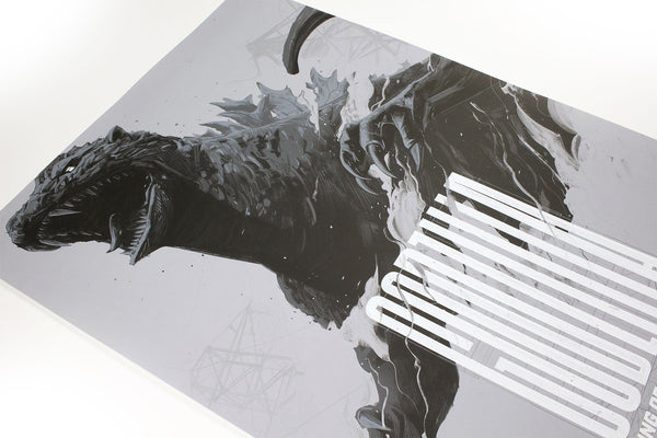 Godzilla Screenprinted Poster