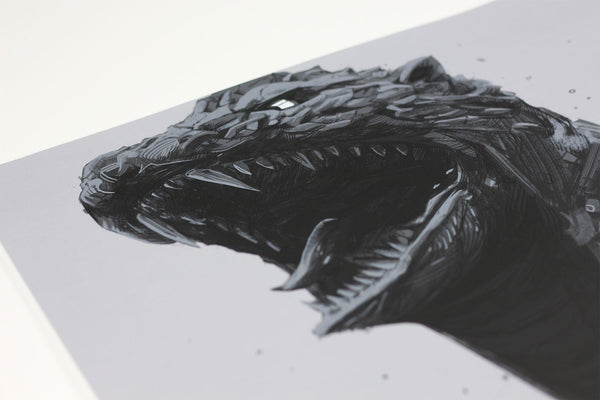 Godzilla Screenprinted Poster