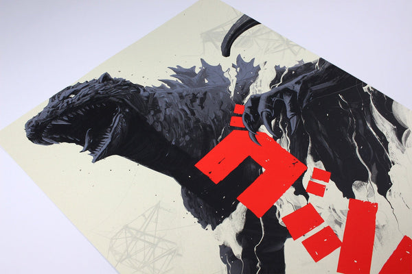 Godzilla (Variant) Screenprinted Poster