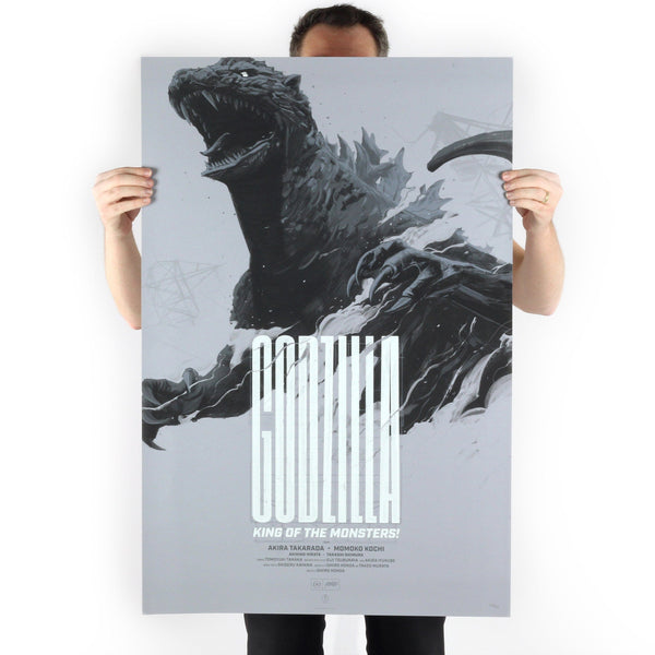 Godzilla Screenprinted Poster