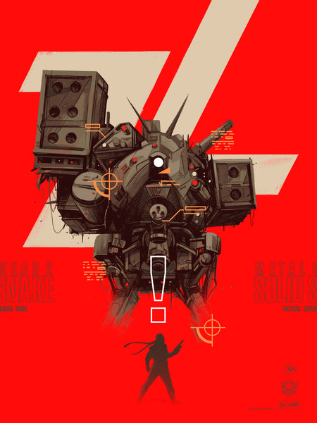 Metal Gear 2: Solid Snake Poster – Mondo