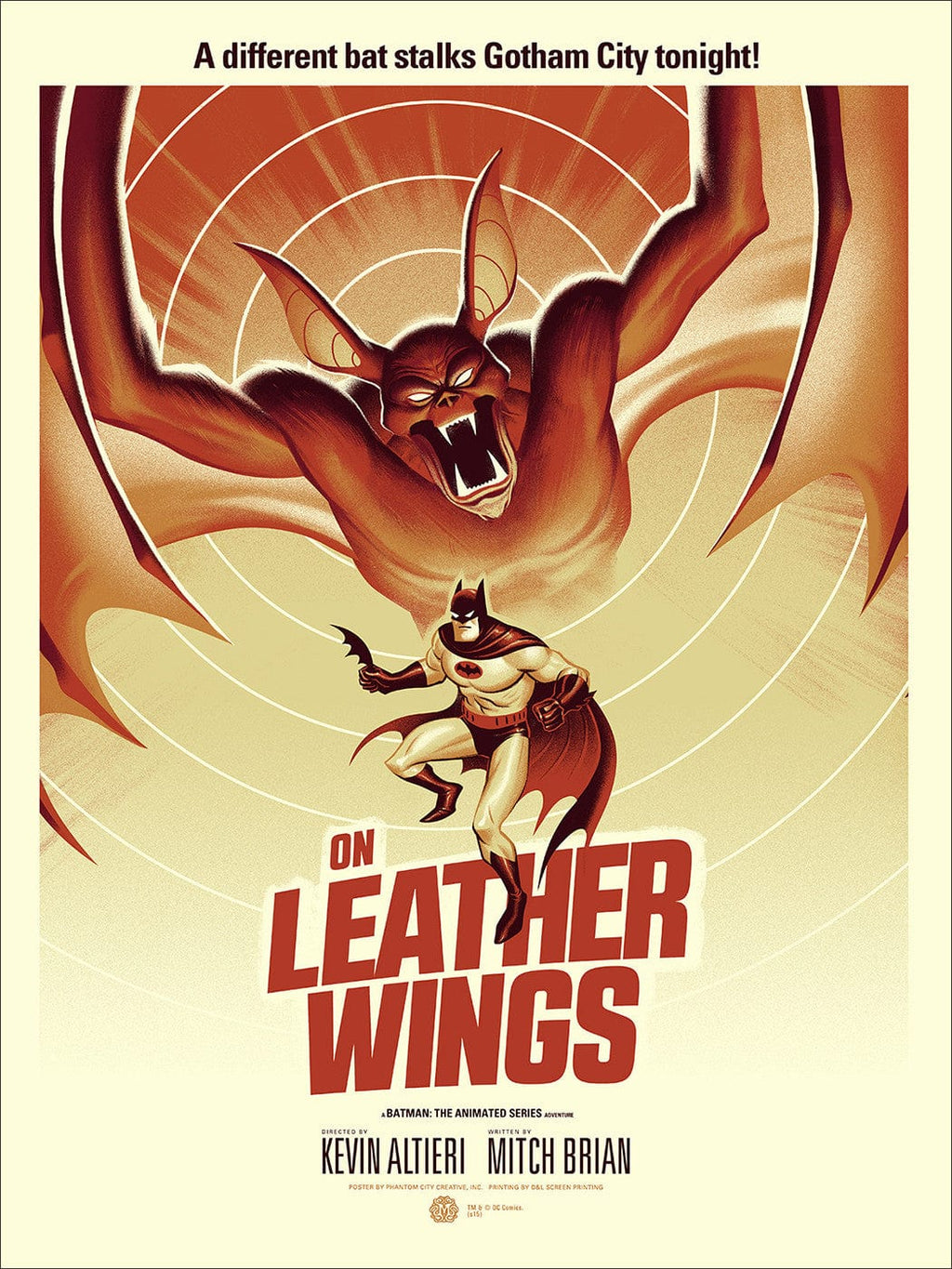 Batman: The Animated Series – On Leather Wings – Mondo