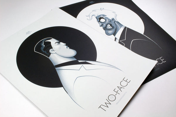 Batman: The Animated Series - Two Face Screenprinted Poster