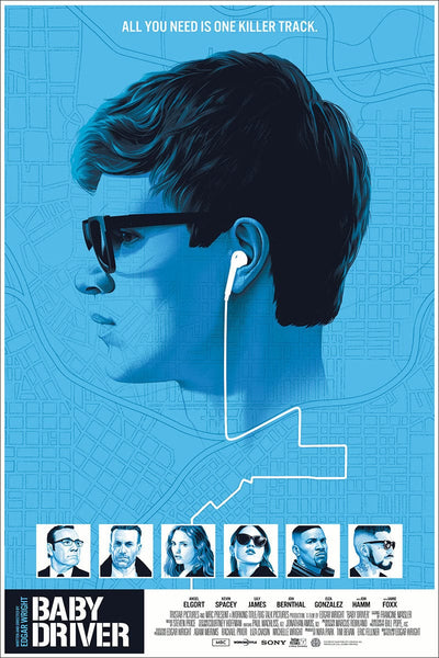 BABY D ポスター Baby Driver (Variant) – Mondo