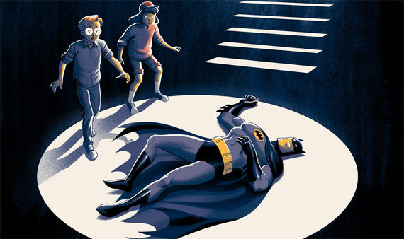 Batman: The Animated Series - I've Got Batman In My Basement Screenprinted Poster