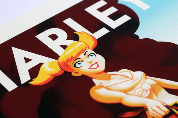 Harley's Holiday Screenprinted Poster