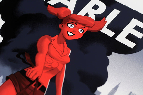 Harley's Holiday Variant Screenprinted Poster