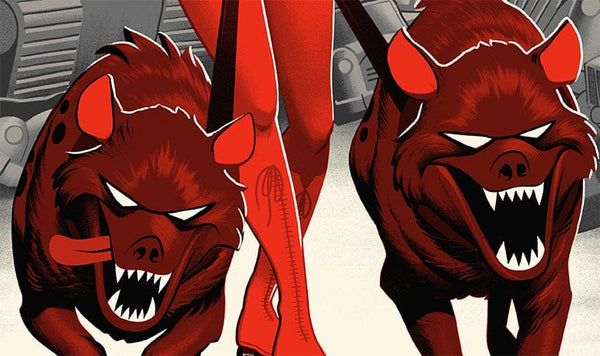 Harley's Holiday Variant Screenprinted Poster