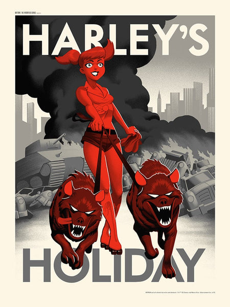 Harley's Holiday Variant Screenprinted Poster – Mondo