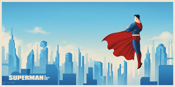 Superman: The Animated Series Screenprinted Poster