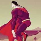 Superman: The Animated Series Bizarro Variant Screenprinted Poster