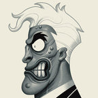 Batman: The Animated Series - Two Face Screenprinted Poster