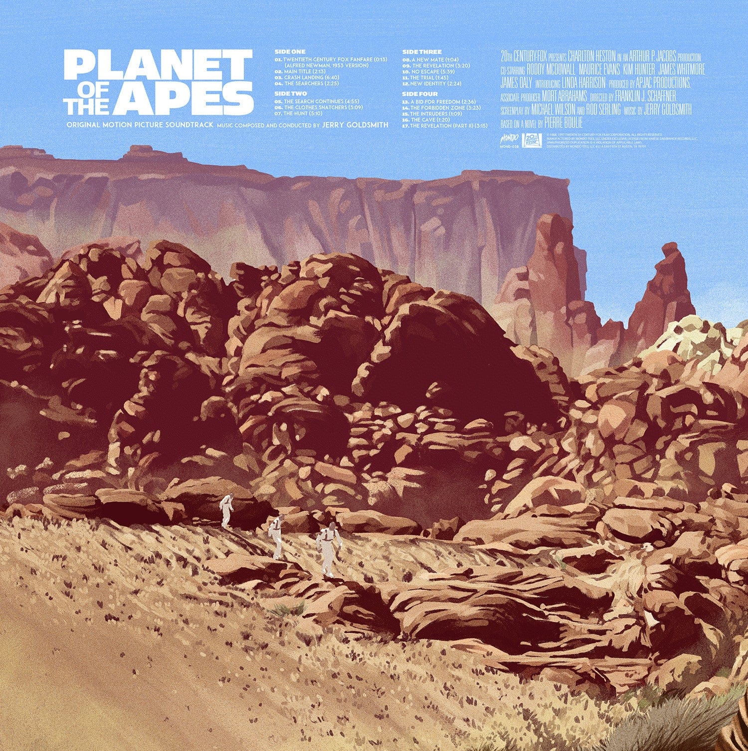 Planet Of The Apes – Original Motion Picture Soundtrack 2XLP – Mondo