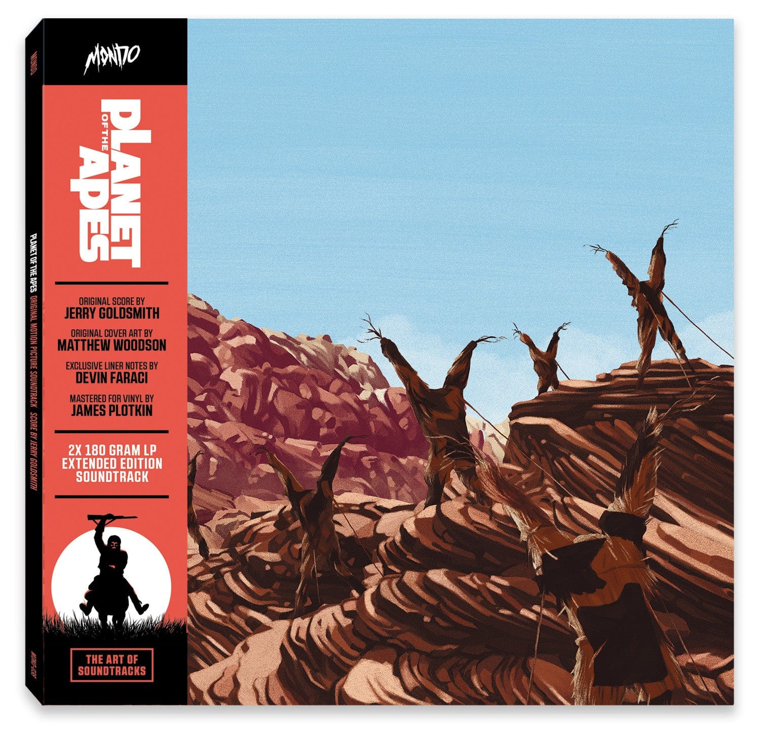 pedal the world soundtrack Planet of the Apes 2XLP Original Soundtrack (Event Edition) – Mondo