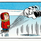 Peanuts Snoopy Flip Poster