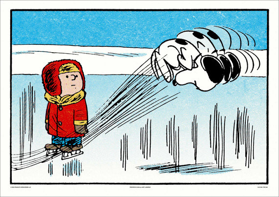 Peanuts Snoopy Flip Poster
