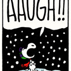 Peanuts Aaugh Poster