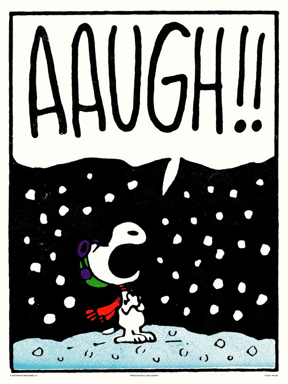 Aaugh Effects Peanuts Aaugh Poster – Mondo
