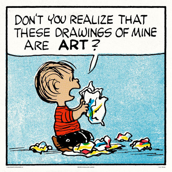 Peanuts - Art Screenprinted Poster