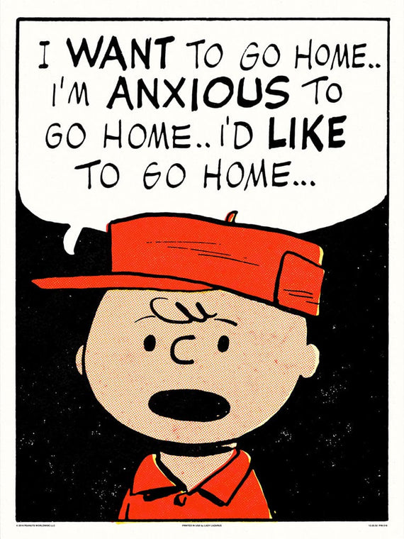 Peanuts Go Home Poster