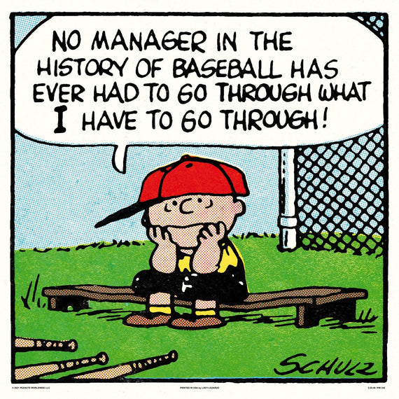 Peanuts Manager Poster