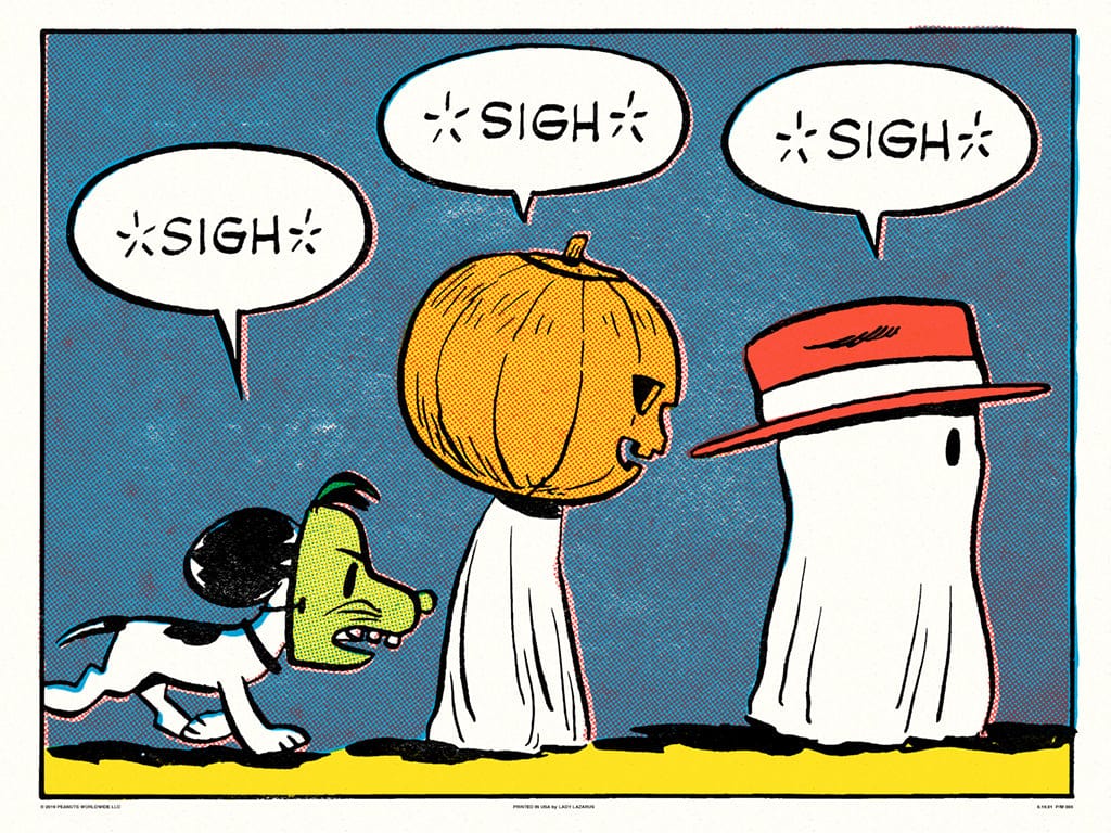 Peanuts Masks Poster – Mondo
