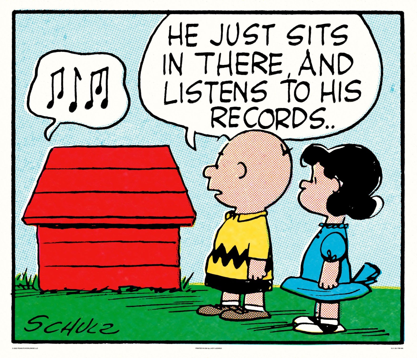 Peanuts Records Poster – Mondo