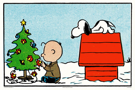 Peanuts Tree Poster