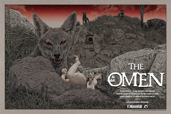 The Omen Variant Screenprinted Poster
