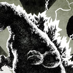 Godzilla Screenprinted Poster