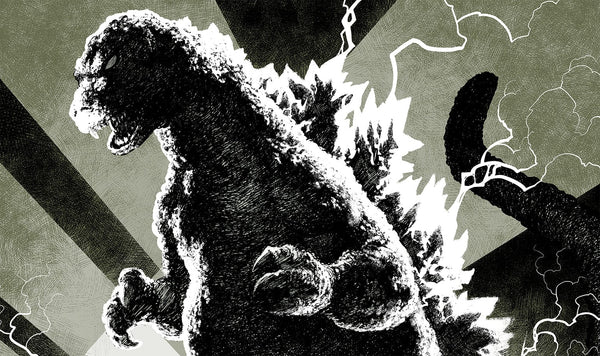 Godzilla Screenprinted Poster