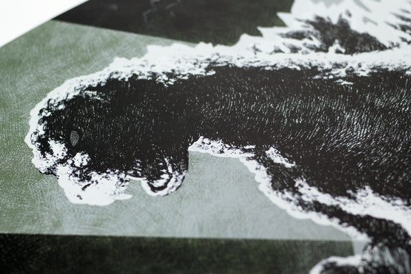 Godzilla Screenprinted Poster