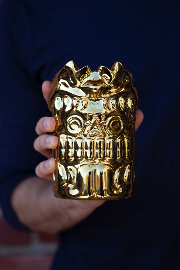 Mouth of the Serpent Designer Series Tiki Mug (Aztec Gold)