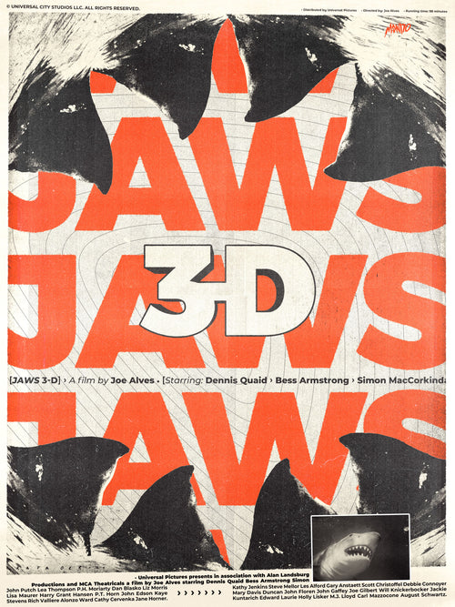 Jaws 3-D Poster