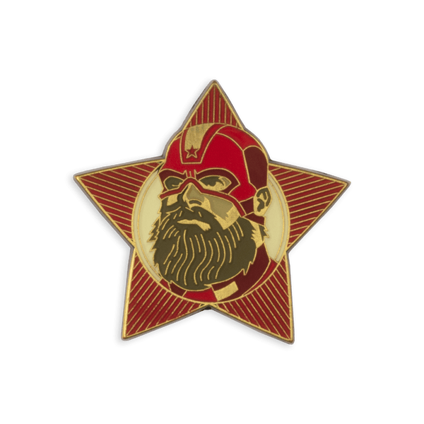 Red Guardian Enamel Pin