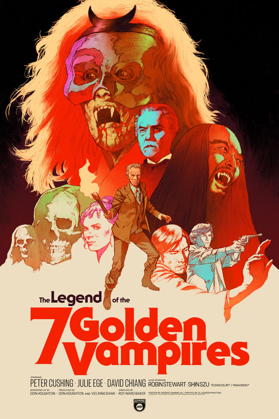 The Legend of 7 Golden Vampires Poster