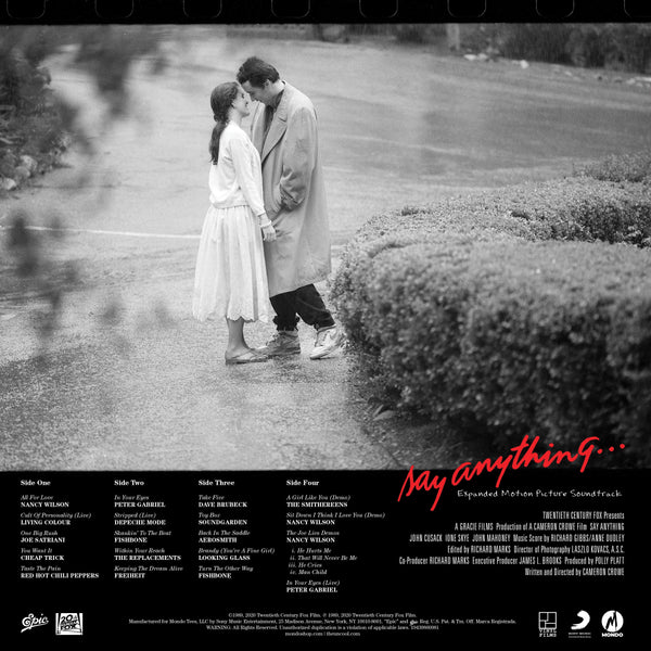 Say Anything - Expanded Motion Picture Soundtrack 2XLP