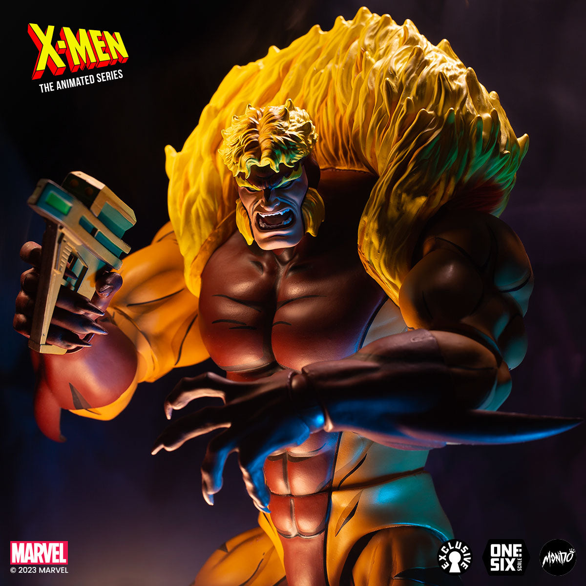 X-Men: The Animated Series - Sabretooth 1/6 Scale Figure Timed Edition ...