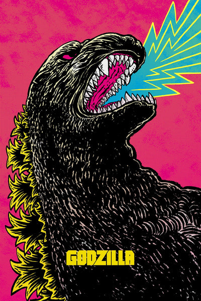 Black Dragon Press x Mondo #28: Godzilla Poster