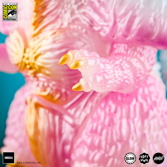 SpaceGodzilla Soft Vinyl - Cherry Blossom Glow in the Dark SDCC Exclusive Variant