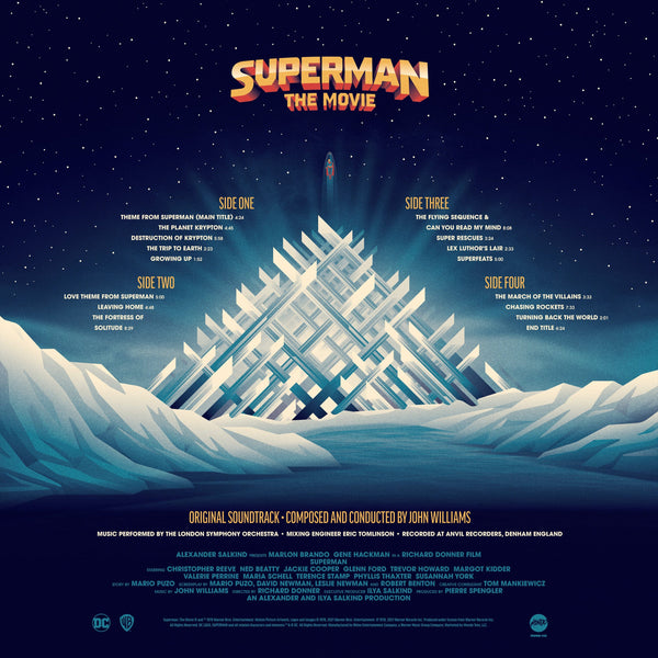 Superman: The Movie - Original Motion Picture Soundtrack 2XLP