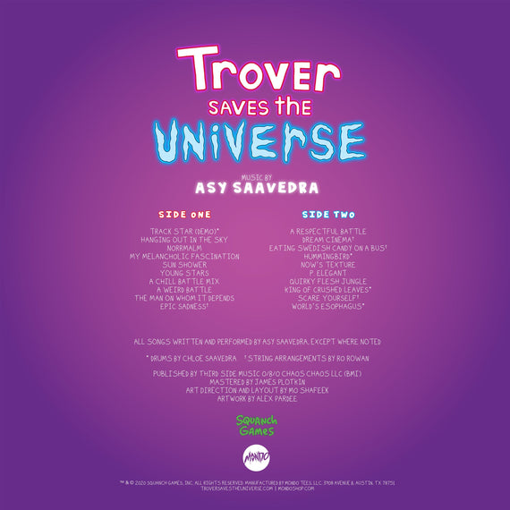 Trover Saves The Universe - Original Video Game Soundtrack LP