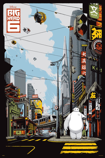 big hero 6 city of monsters Mondo X Cyclops Print Works Print #06: Big Hero 6