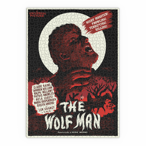 The Wolf Man 1000-piece Puzzle – Mondo