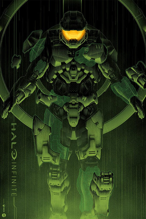 Halo Infinite Screenprinted Poster