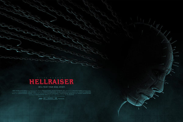 Poster Hellraiser - Film D'horreur - Impression Haute Qualité Sur Papier Satiné 300g - Sans Cadre