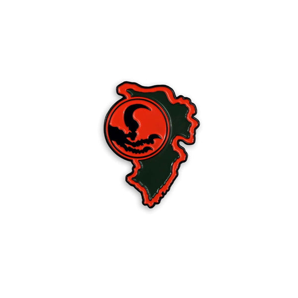 Jurassic Park – Velociraptor Paddock Sign Enamel Pin