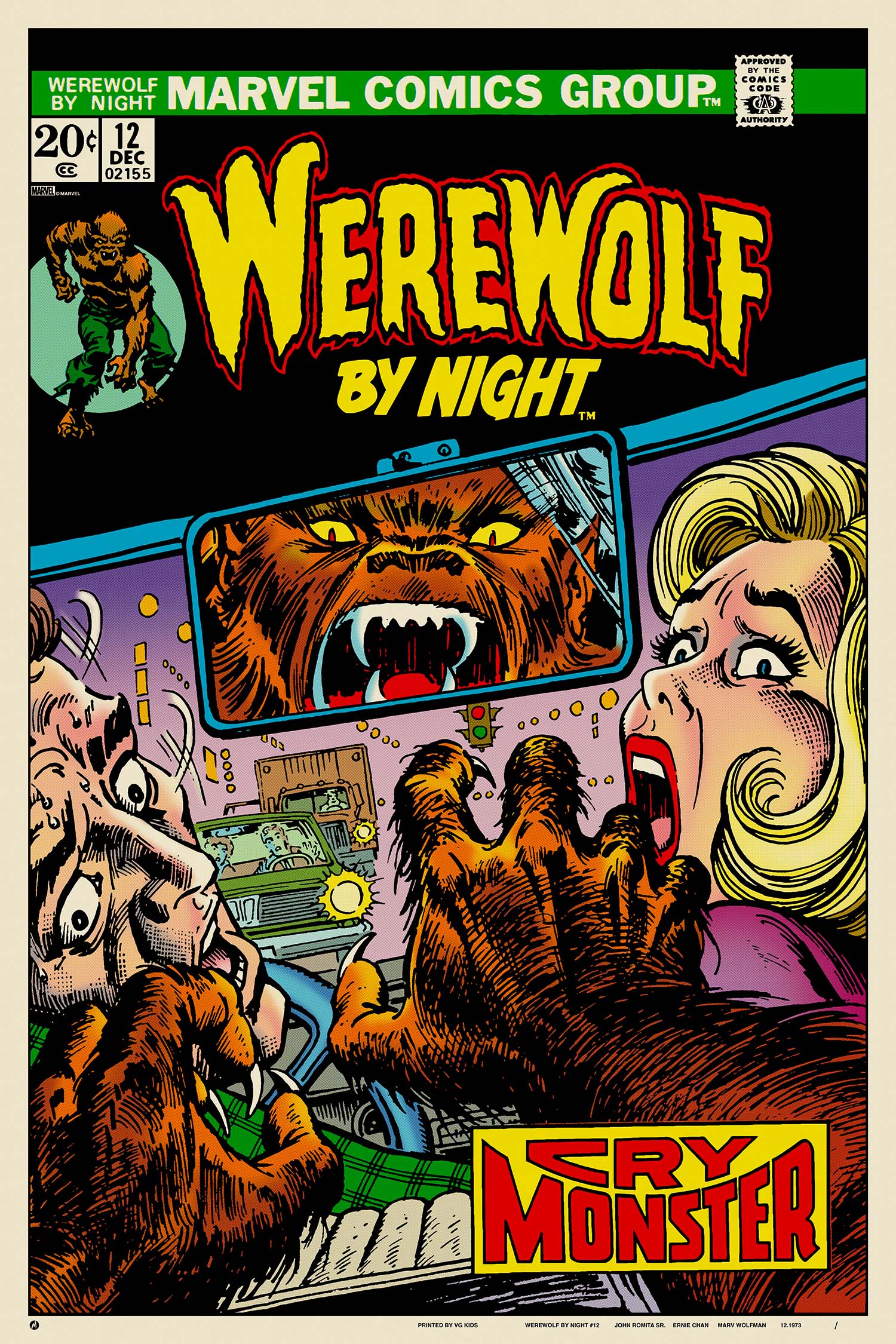 Werewolf by Night #12 Poster