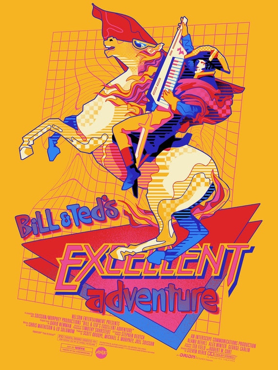 Bill & Ted's Excellent Adventure Poster